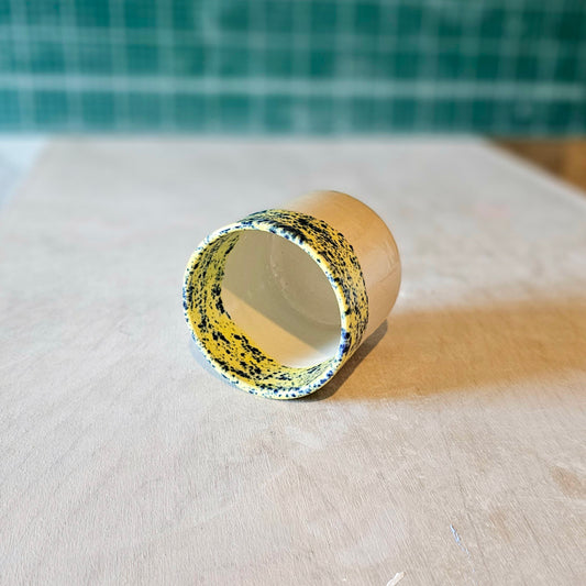 Issi Cup - Natural/Yellow/Splatter